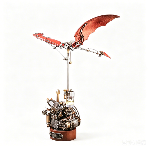 Steampunk Ornithopter Metal Model Kit