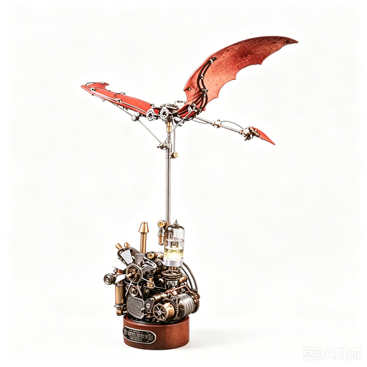 Steampunk Ornithopter Metal Model Kit