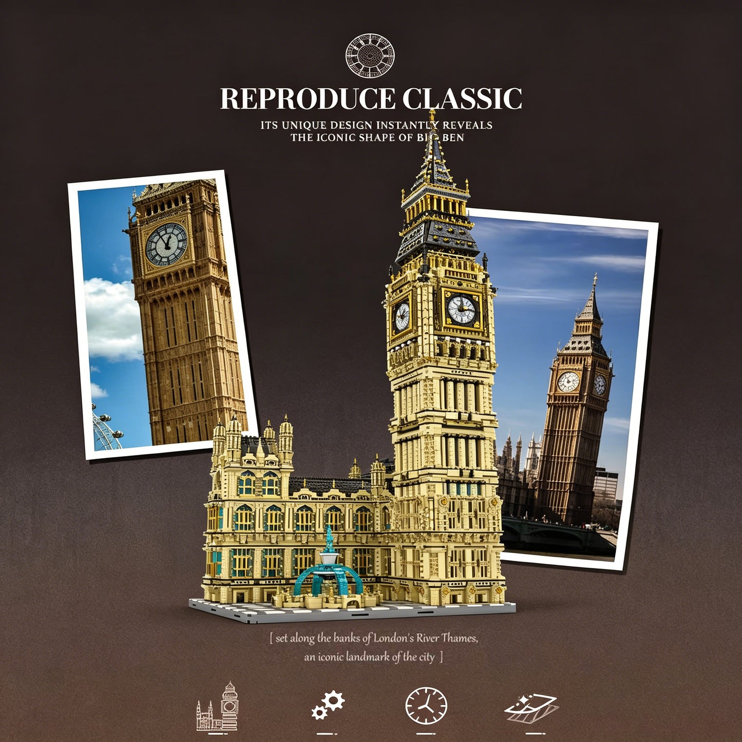Elizabeth Tower (Big Ben) Building Kit