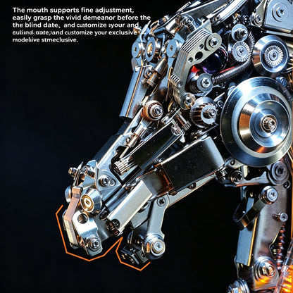 Premium Horse Head Metal Model Kit