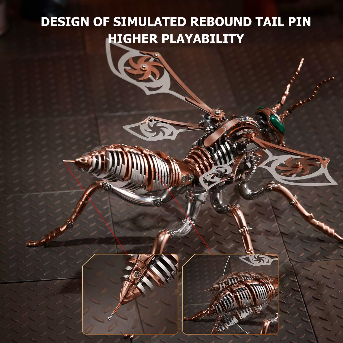 Mechanical Wasp Metal Model Kit