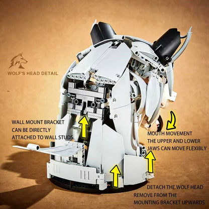 Wolf Head Mechanical Building Set