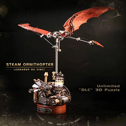 Steampunk Ornithopter Metal Model Kit