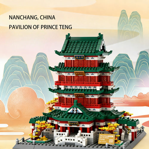 Wange Tengwang Pavilion Building Block Set